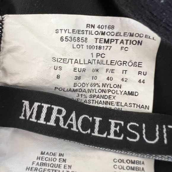 MIRACLESUIT One-Piece Swimsuit size 8 - Picture 11 of 12